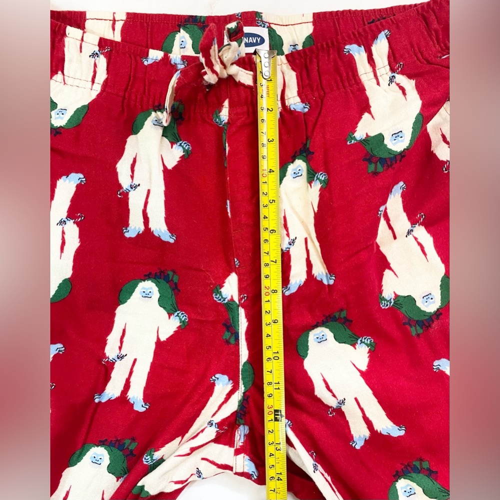⭐️ Old Navy Red Yeti Pajama Pants - Picture 5 of 8